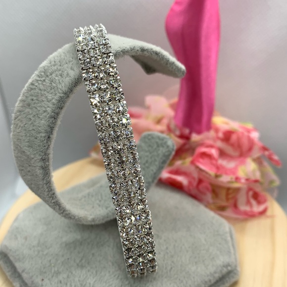 Anklet Elastic Crystal - Picture 2 of 3